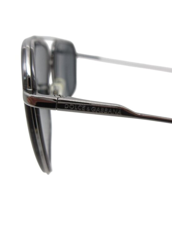 Dolce & Gabbana Sunglasses 58 Gray Black Eyewear